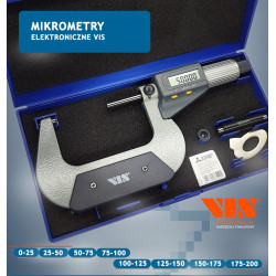 Mikrometr ELEKTRONCZNY zakres pom. 125-150mm VIS - VIS
