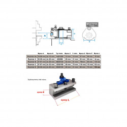 MULTIFIX E - Imak narzędziowy szybko wymienny - Typ ED20100