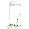 Frez teowy D75 d25 Z03 L130 DCMT 11T3 TEKNIK S073
