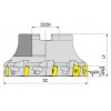 Głowica frezarska fi 80 R390 1704 AFM90-R390.17 D080 | AKKO | Andrex