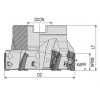 Głowica frezarska fi 50 AOMT 1236 AFM90-A01236 D050 | AKKO | Andrex