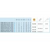 Frez teowy ATSMR RD1003 D21 W25 L100 AKKO RD 1003