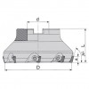 Głowica frezarska fi 63 AFM75 SP12 D63 Z5 SPKN 1203 AKKO | Andrex