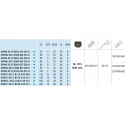 Głowica frezarska fi 200 AFM45 SE12 D200 Z12 R245-12T3 AKKO - AKKO