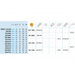 Nóż tokarski składak SRGCL 2020 K08C RCMT 08 AKKO