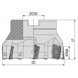 Głowica frezarska Ø63 AFM90 BD11T3 D063 BDMT AKKO | AKKO | Andrex