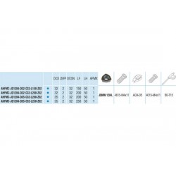 Frez składany Ø35 AHFMC JD1204 D35 L200 JDMW AKKO - AKKO